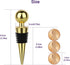 3 Pcs Wine Stopper Bottle Stopper Wine Saver, Yimerlen Silicone Vacuum Wine Bottle Corks, Reusable Wine Stopper Used for Bar, Holiday Party Keep W...