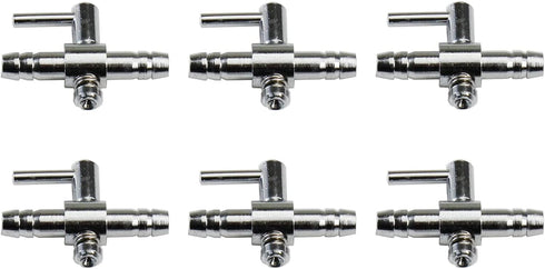 AQUANEAT Aquarium Control Valve, Fish Tank Air Valve, Metal Stainless Steel Gang Valve, Air Flow Distributor Splitter for Air Pump...