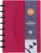 Eagle Discbound Notebook, Customizable Notebook, Junior Size, Poly Cover, 60 Sheets Ruled/Lined Pages (Red)...