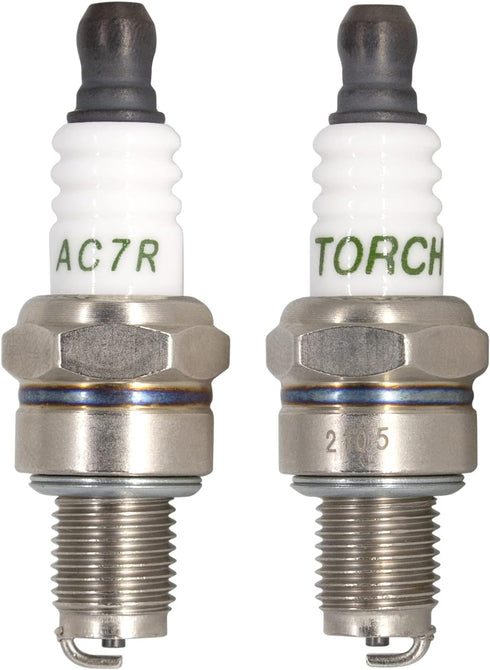 TORCH AC7R Spark Plug Compatible with Husqvarna 581362301, Shindaiwa 3699-91867, Red Max 369991867, 506615101, 544260901, 870217001, T107073110, T...