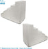 Best Pet Supplies Foam Pet Steps Cover for Small Dogs and Cats, Portable Ramp Stairs for Couch, Sofa, and High Bed Climbing (Cover Only) - Sand, 5...