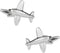 Silver Airplane Aviation Cufflinks with Presentation Box - Christmas Idea for Pilots...