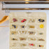 GAMERIEND Hanging Jewelry Organizer, Double Sided 80 Pocket Chain Storage Bag - Modern Beige...