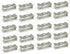 T5 LED Light Bulbs 20pcs Clips Holder Bracketr for Lamp Socket Shop Light Fixture, Led Ceiling Lamp (23mm/0.9inch,Suitable for T5 lamps)...