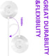 Rose Charger, Replacement Rose Standing Base Dock Station, Magnetic Fast Charging USB Cable Charger for Rose - 2 Pack, 2.5Ft...