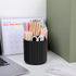 SKYDUE Rotating Pen Holder for Desk Accessories, Small Pen Holder for Desk, Pencil Holder for Office Supplies Desk Organizer,Art Supply Storage Bo...