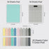 900 Sheets Transparent Sticky Notes, 3.74 x 2.75 in Waterproof Translucent Sticky Notes Pad Colorful See Through Memo Message Reminder with Self A...