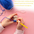 Crochet Hook, 3.5 mm Ergonomic Crochet Hook, Crochet Needles, Ergonomic Handle Crochet Hook, Knitting Needles with Soft Handle Beginners and Exper...