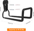 2pcs Heavy Duty Hose Hanger Garden Hose Storage Black Water Hose Holders for Outside Wall Mount Garden Hose Reel Hose Stand for Garden Hose (2pcs ...