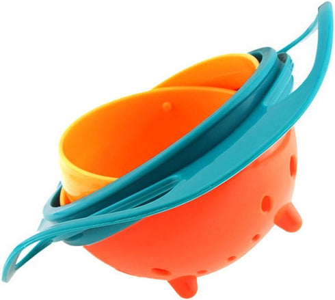 Spill Resistant Gyro Bowl with Lid...
