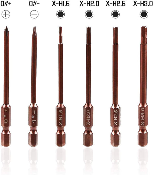 Create idea 6 in1 Screw Driver Allen Key Repair Tool Kit for RC Helicopter Car Airplane 1.5mm 2.0mm 2.5mm 3.0mm Slotted 3.0mm Cross 3.0mm Screwdri...