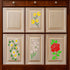 15 pcs Flower Stencils, BOSOIRSOU Plant Rose Stencil Templates Botanical Leaves Drawing Templates for Craft Scrapbooking Painting on Wall Wood...
