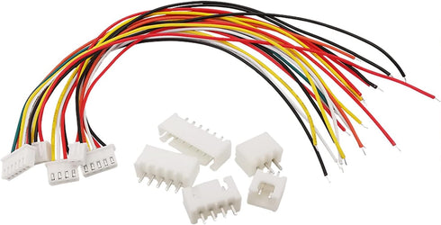 450Pcs 2.0mm JST-PH Connector Kit with 2.0mm Female Pin Header 2/3/4 Pin Housing Connector Adapter Plug Terminal Kit...