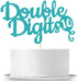 Double Digits Cake Topper, 10th Birthday Cake Topper, Double Digits Tenth Birthday Party Cake Supplies Decorations (Green)...