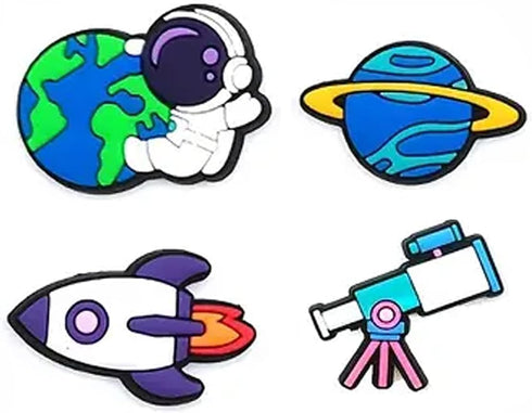 Space Charms for Croc Clog shoes Decoration, Sports Charm for Shoe & Bracelet Wristband Party Gifts...