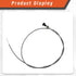 labwork 237 Mower Rotary Universal Push Pull Choke Cable 63" Inner 60" Conduit (2-3/4" Travel)...