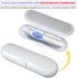 Electric Toothbrush Travel Case for Oral-B Toothbrushes - 4 Pcs Toothbrush Head Covers Compatible with Oral B Electric Toothbrush Heads (White)...