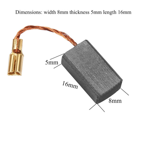 Carbon Brush, 20PCS 100 5 * 8 * 16mm Replaceable Motor Carbon Brushes Power Tool for Generic Electric Motor...