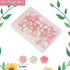 40Pcs Rose Theme Push Pins Rose Thumb Tacks Decorative Flower Cork Board Tacks for Bulletin Board, Photos Wall Maps and Other Offices Schools Supp...