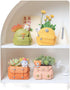 Succulent Pots with Creative Plants Flower Pot Bag Hedgehog Planter Decor Cute Planters Animal Planter Garden Living Room Desk Ornaments Cactus Gi...