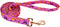 Halloween Dog Leash,Durable Handmade Dog leashes with Soft Handle?Manual Dog Leashes Matching Purple Bat Pumpkin Dog collars for Small Medium Larg...