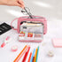 iSuperb Big Capacity Pencil Case Corduroy Large Pencil Pouch Portable Pen Bag Zipper Organizer Makeup Cosmetic Bags for Women Office...