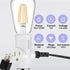 Light Socket to Plug Adapter,2/3 Prong Convert Light Socket Outlet,Light Socket Adapter Splitter Converter for Garage Porch,Light Bulb Plug Adapte...