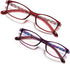 EYEURL Lightweight Flexible Reading Glasses Women - Magnification +1.75 Computer Eyeglasses Blue Light Blocking and Hard Case...