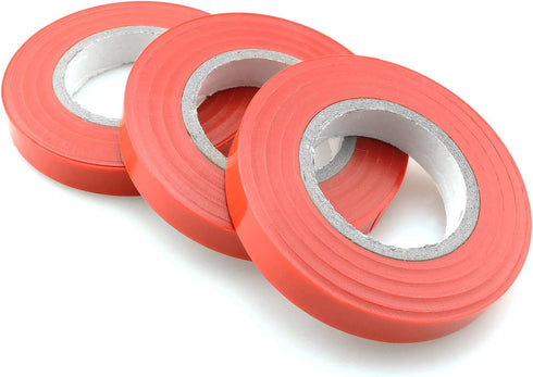 Garden Tie Tape 3Rolls x 66 Feet x 0.43" Wide Plant Ribbon Garden Vinyl Stake for Garden Tools Tying Machine Vegetable Fruit Tree Tapenter, Red...