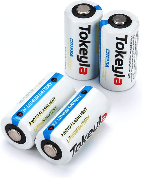 NonRechargeable CR123A Lithium Batteries Industrial 3V 1500mah Battery CR123 Batteries for Cameras, Smart Sensors Replacement, Flashlight etc (12 ...