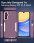 Dahkoiz for Samsung Galaxy A15-5G Phone Case, and Screen Protector, Dust-Proof Port Cover, Full Body Non-Slip Rubber Covered, Wear-Resistant & Dro...