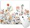 Garden Blooming Flowers Mouse Pad, Colourful Wildflowers Floral Mouse Mat with Waterproof Anti Slip Rubber Mousepad for Desktops, Computers, 9.5 X...