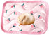 1 Pc Rectangular Summer Cooling Hamster Bed, Comfortable Sleep Mat Pad Cushion for Hamster/Hedgehog/Squirrel/Mice/Rats/Squirrel/Guinea Pig and Oth...