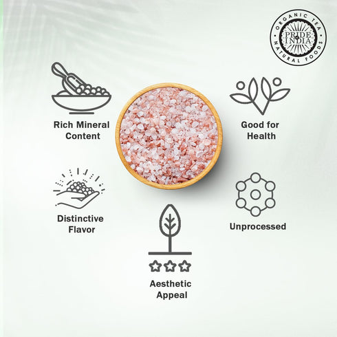 Pride Of India - Dark Himalayan Pink Salt Crystals w/ 84+ Natural Minerals, Coarse 4-5mm - 1 Pound (16 oz) Dual Sifter Jar - Use in Cooking and in...