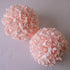 idyllic 8 Inches Artificial Flowers Roses, Kissing Flower Balls, DIY Wedding Bouquets Party Home Decorations, Set of 2, Pink...