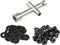 20 Pairs Hex 4mm Flange Nylon Insert Locknuts and M4 Flat Washers with Small Cross Socket Wrench for Traxxas Axial HPI TLR HSP Model 1/10 RC Car V...