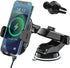 SUPERNIGHT Wireless Car Charger, 15W Qi Fast Charging Auto Clamping Phone Holder Mount on Air Vent & Dashboard for iPhone Samsung Huawei Oneplus, ...