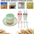 14Pcs Dinnerware Sets, Lightweight Healthy Plates, Soup Spoon, Bowls, Cups and Cutlery Sets- Dishwasher & Microwave Safe (Set for 2)...