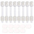 Baby Safety Locks - Maveek 8 Pack Child Proofing Lock For Drawers Doors Cupboard Dresser Door Closet Toilet Seat Oven Refrigerator, Adjustable Tra...