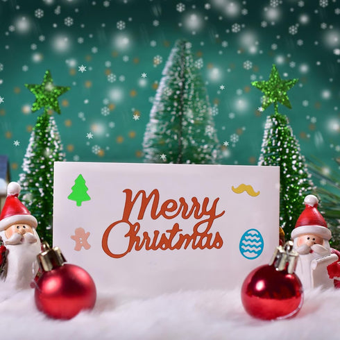 30 pcs Holiday Blessings Die Cuts, lyfLux Die Cuts for Card Making, Holiday Blessings, Good Luck, Words of Thanks, Make a Wish, Words of Welcome, ...