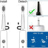 Toothbrush Heads for FairyWill, Replacement Brush Heads for Fairy Will, Electric Toothbrush Replacement Heads for Fairywill FW-507/508/551/515/917...