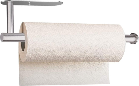 Paper Towel Holder Under Cabinet - Wall Mount Paper Towel Holder Self Adhensive Easy Tear Bathroom Paper Towel Holder Wall Mounted Horizontal or V...