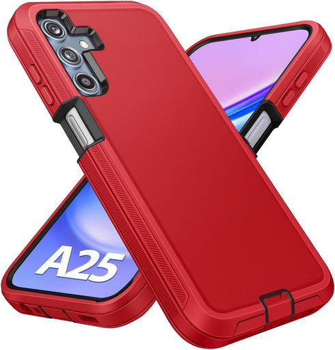 Jelanry Case for Samsung Galaxy A25 5G Full Body Heavy Duty Rugged Dual-Layer Protection, Dust/Drop Proof Shockproof Matte Scratch Armor Back Cove...