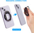 Magnetic Phone Ring Holder for MagSafe Grip Kickstand Adjustable Cellphone Ring Stand Mag Safe Accessories for iPhone15/ 14/13/12 Series Removable...
