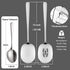 X-Large Serving Spoons Set, 12 Inch Slotted Spoon and Serving Spoon, Premium Spoons Silverware, Cooking Spoon, Pasta Spoon, Mixing Spoon, Foodgrad...