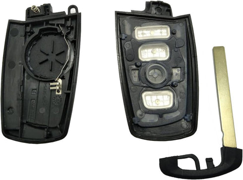 Keyless Entry Smart Key Fob Case Cover fit for BMW 1 3 5 7 Series X3 X4 X5 X6 Remote Control Key Fob Shell No Chip...