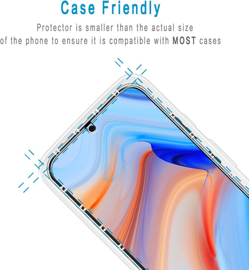 by HPTech (2 Pack) Designed for Samsung Galaxy S24 5G 6.2-inch Tempered Glass Screen Protector, Anti Scratch, Bubble Free...