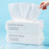 Cotton Facial Dry Wipes 100 Count, Deeply Cleansing Disposable Face Towel Cotton Tissue, Multi-Purpose for Skin Care, Facial Tissue for Cleansing,...