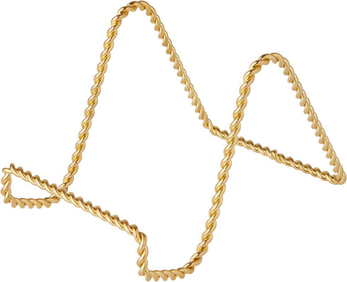 Bard's Twisted Gold-toned Wire Easel Stand, 3" H x 3" W x 4" D, Pack of 2...