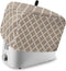 Toaster Cover 2 Slice, Beige Moroccan Pattern Geometric Bread Maker Cover Toaster Dust Cover with Pockets, Dust-Proof Cover for Kitchen Small Appl...